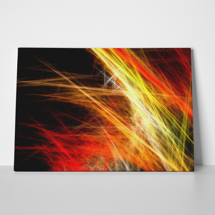 Tablou canvas abstract, Fibre colorate [3]