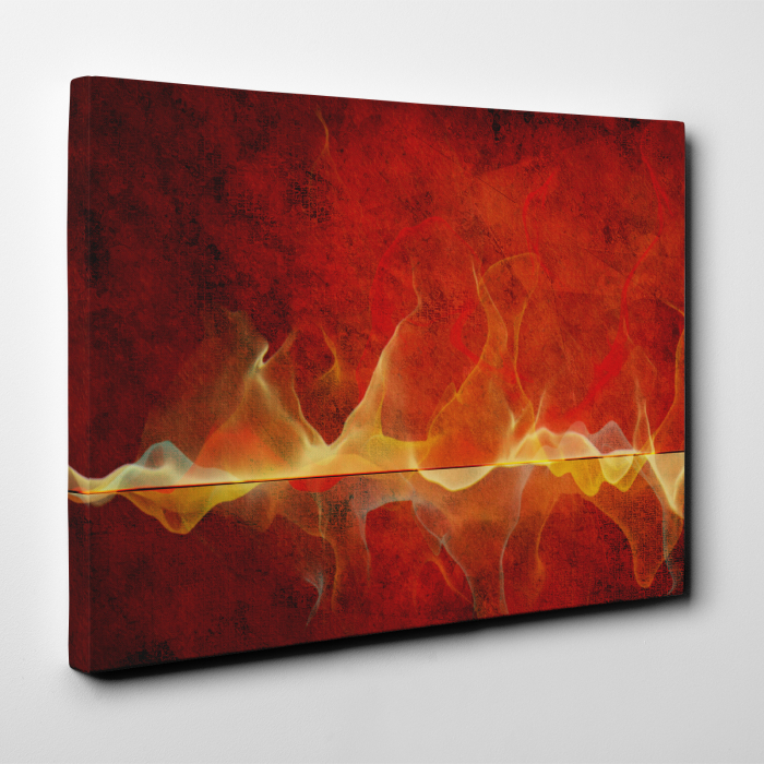 Tablou canvas abstract, Fir aprins [4]