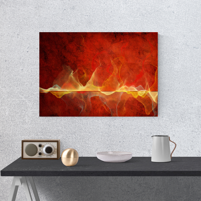 Tablou canvas abstract, Fir aprins [2]