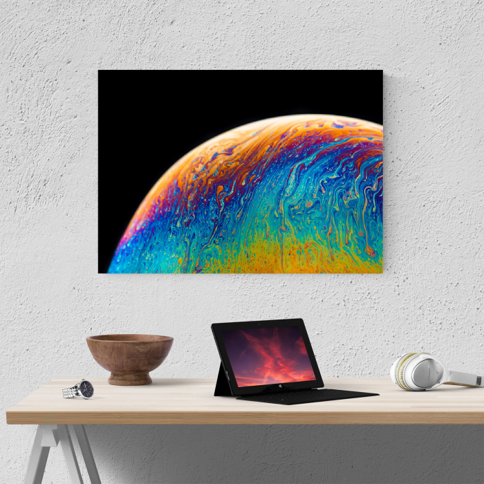 Tablou canvas abstract, Glob multicolor [4]