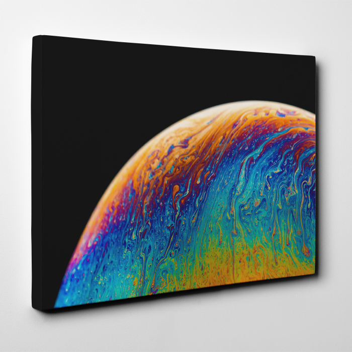 Tablou canvas abstract, Glob multicolor [2]