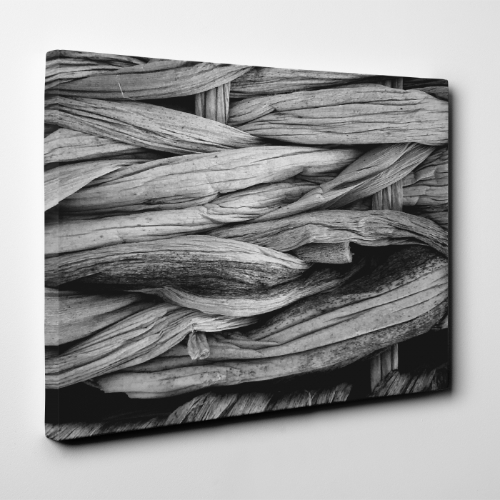 Tablou canvas abstract, Impletitura papura [2]