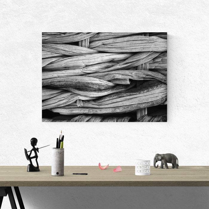 Tablou canvas abstract, Impletitura papura [4]