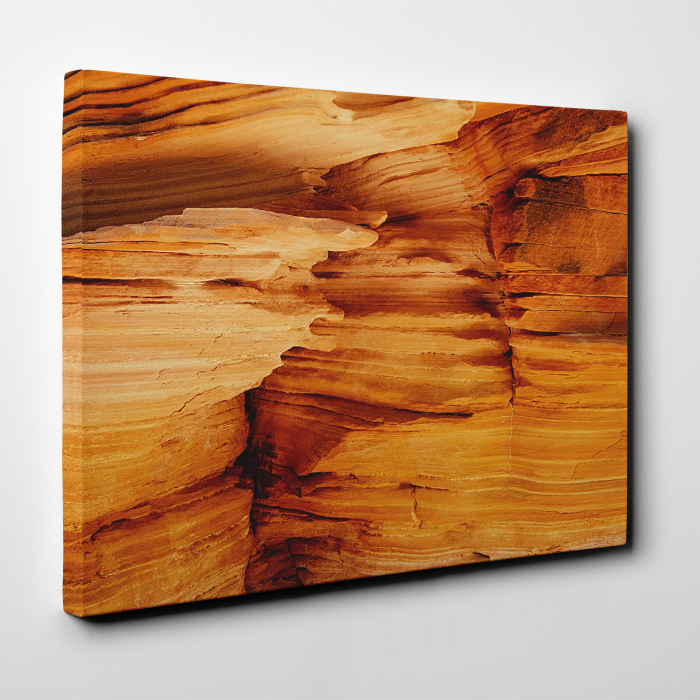 Tablou canvas abstract, Interiorul unui canion [2]
