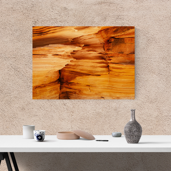 Tablou canvas abstract, Interiorul unui canion [4]