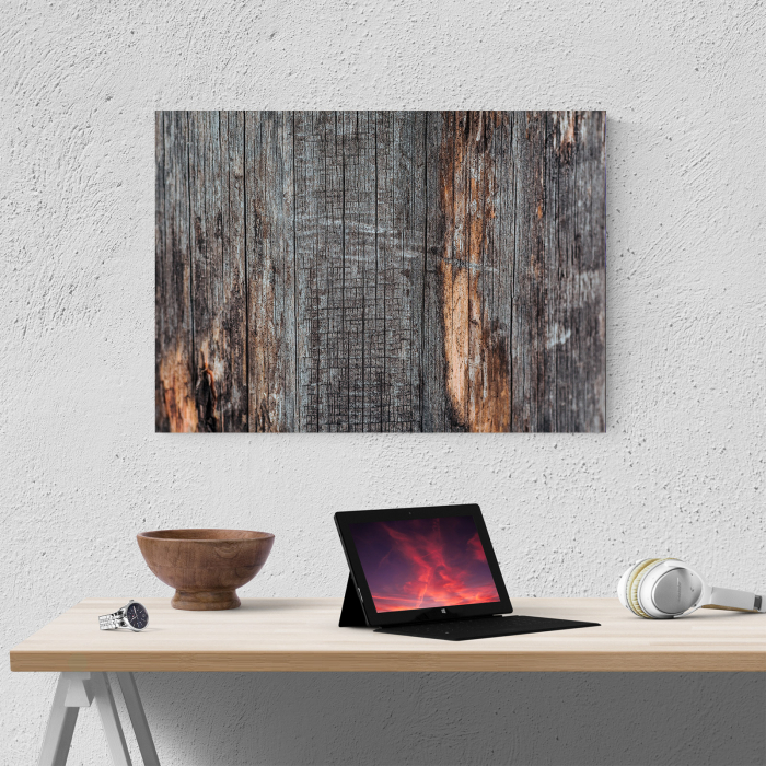 Tablou canvas abstract, Lemn invechit [4]