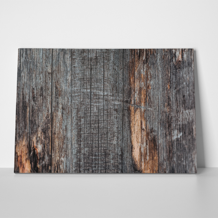 Tablou canvas abstract, Lemn invechit [3]