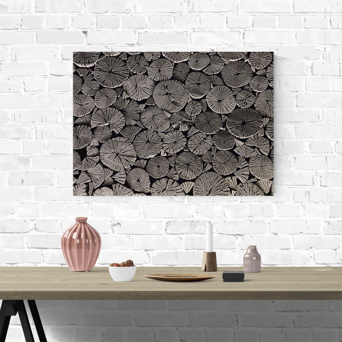 Tablou canvas abstract, Lemn taiat [4]