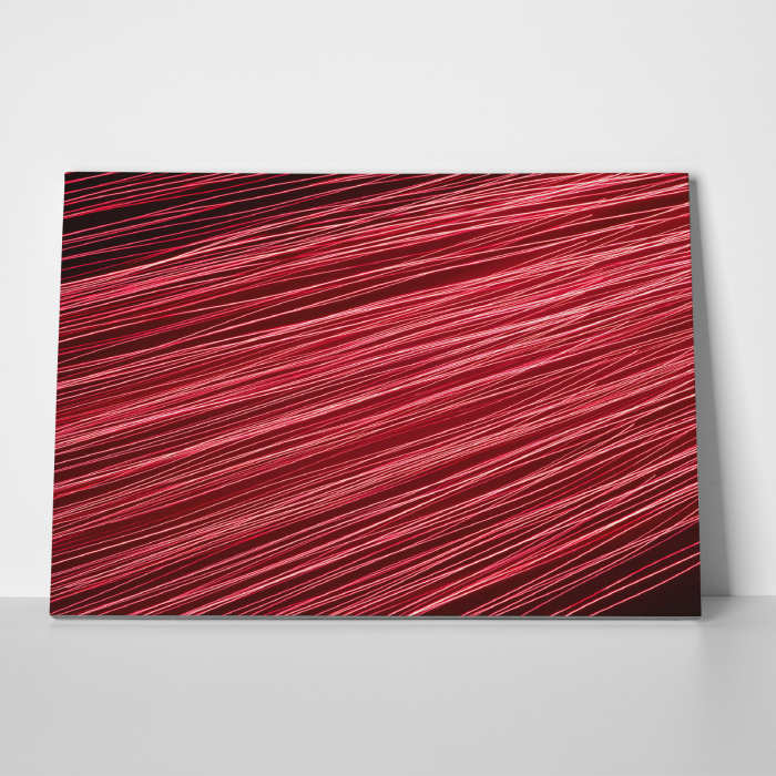 Tablou canvas abstract, Linii rosiatice [3]