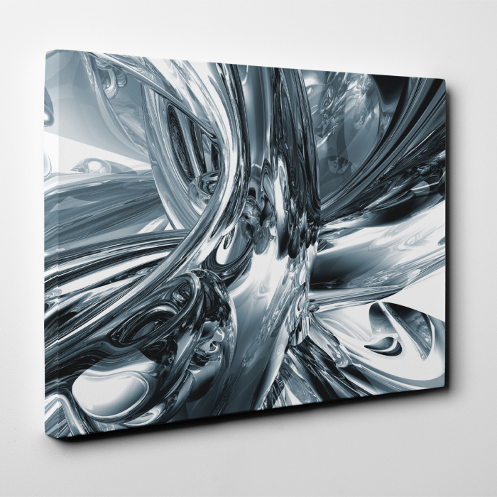 Tablou canvas abstract, Metal lichid [4]