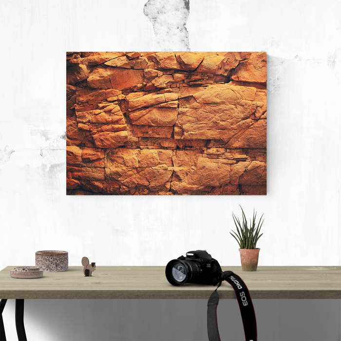 Tablou canvas abstract, Perete de piatra [4]