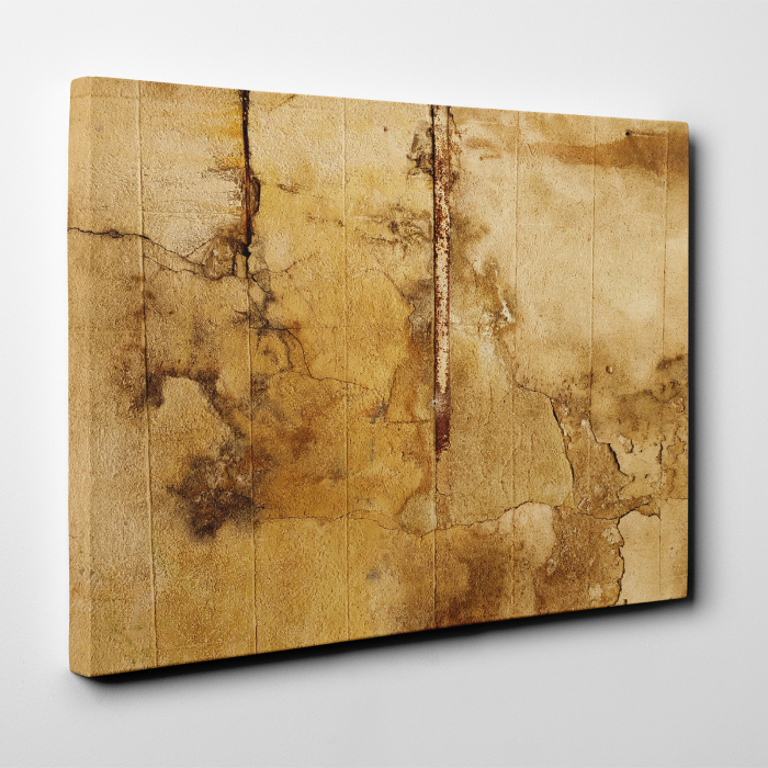 Tablou canvas abstract, Perete vechi fisurat [2]