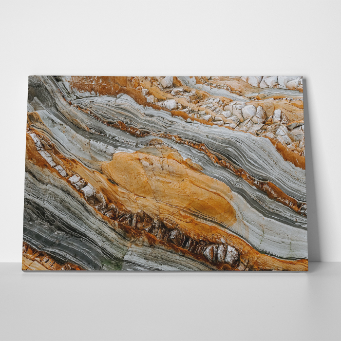 Tablou canvas abstract, Roca in valuri [3]