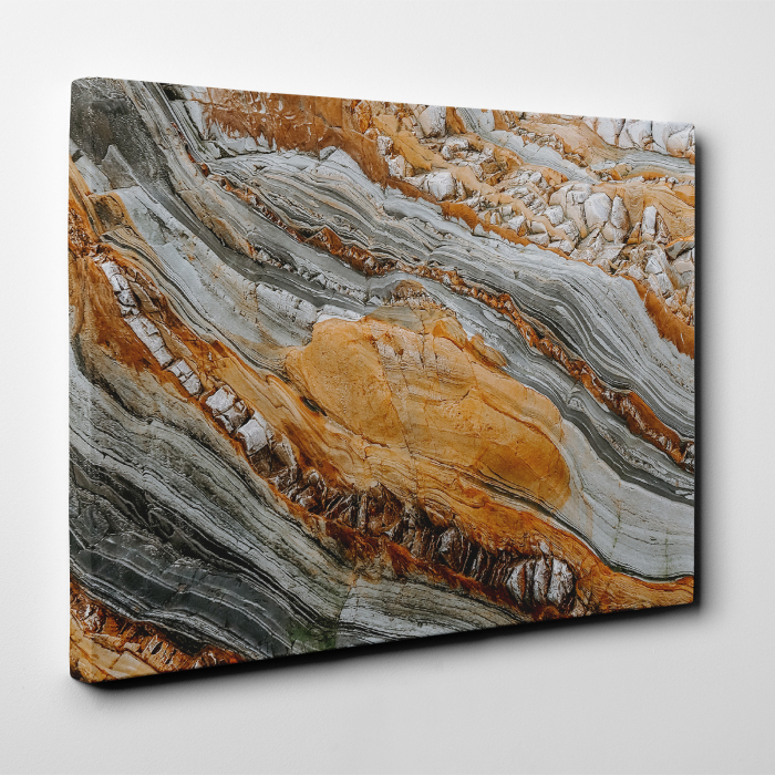 Tablou canvas abstract, Roca in valuri [2]