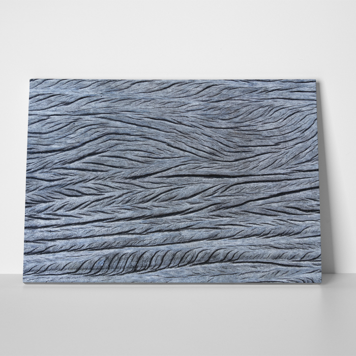 Tablou canvas abstract, Sectiune liniara in lemn [3]