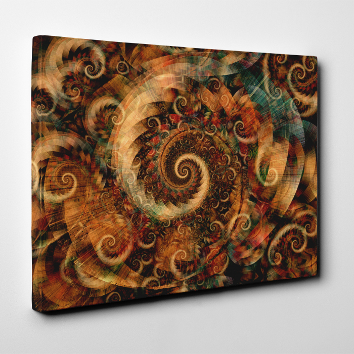 Tablou canvas abstract, Spirale colorate [4]