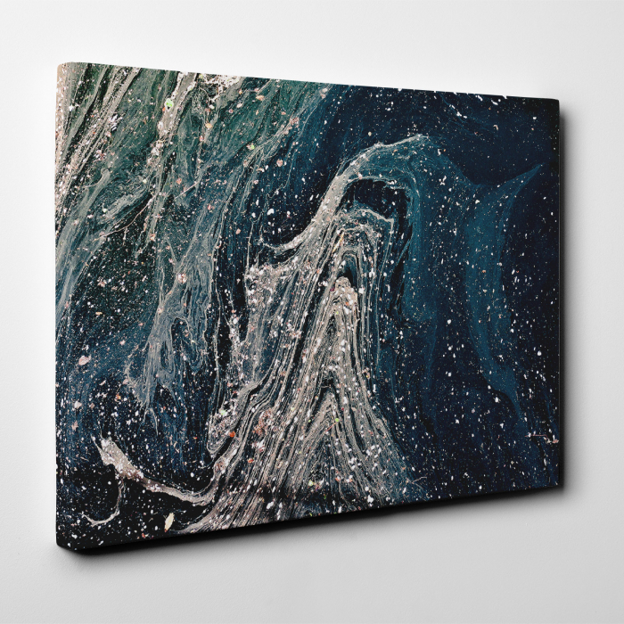 Tablou canvas abstract, Splash albastru [2]