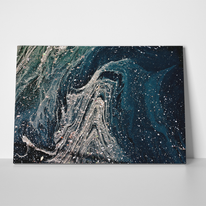 Tablou canvas abstract, Splash albastru [3]