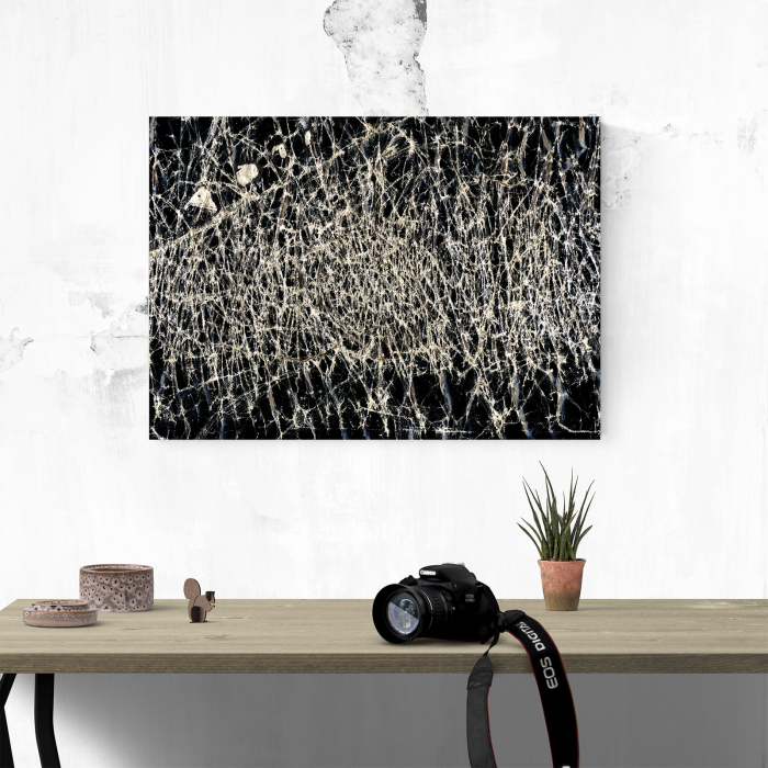 Tablou canvas abstract, Sticla fisurata [2]