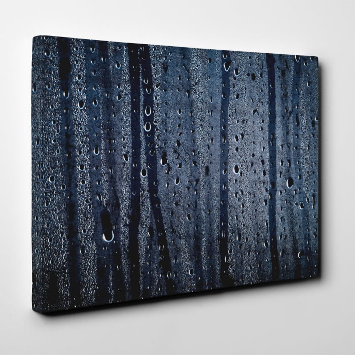 Tablou canvas abstract, Stropi de ploaie pe geam [2]