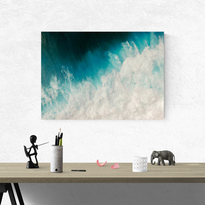 Tablou canvas abstract, Un val de apa [4]