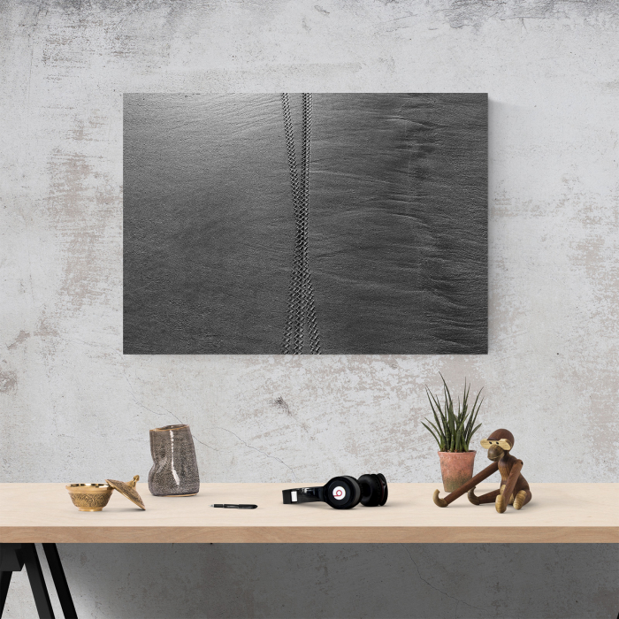 Tablou canvas abstract, Urme in nisip [4]