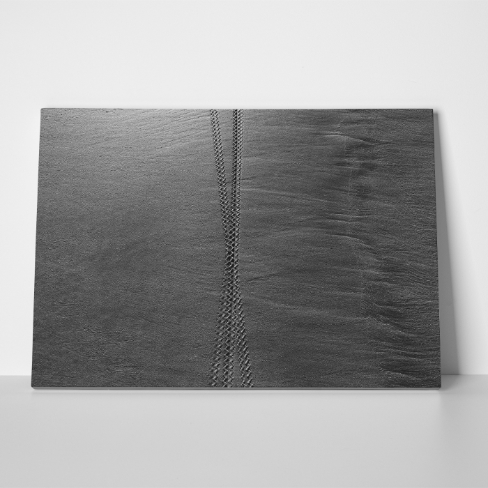 Tablou canvas abstract, Urme in nisip [3]