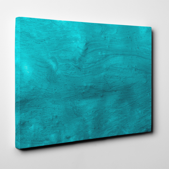 Tablou canvas abstract, Valuri albastre de vopsea [2]