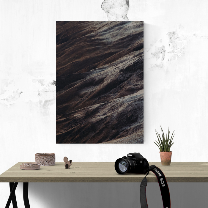 Tablou canvas abstract, Valuri de nisip [4]