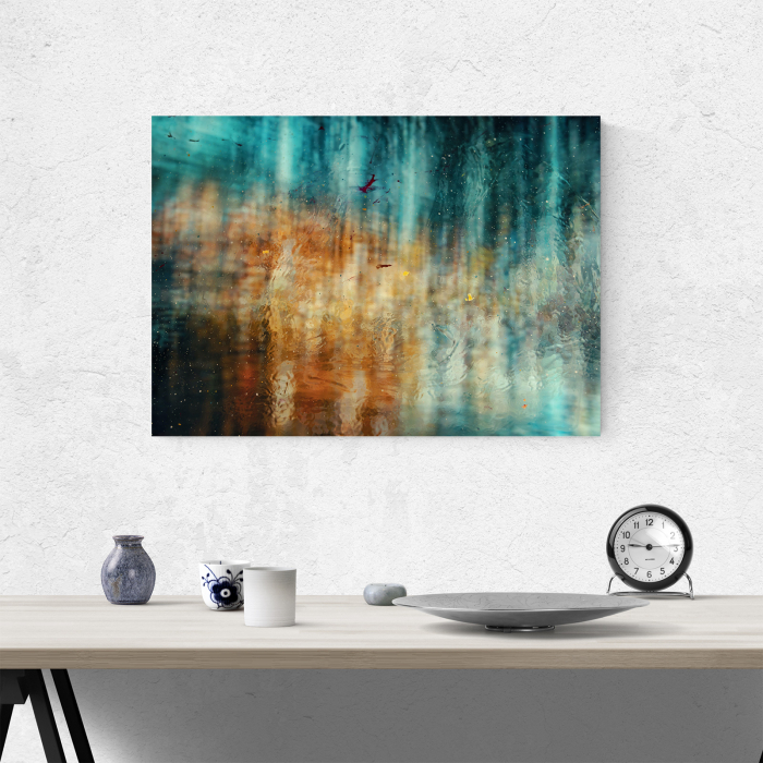 Tablou canvas abstract, Vedere incetosata [4]