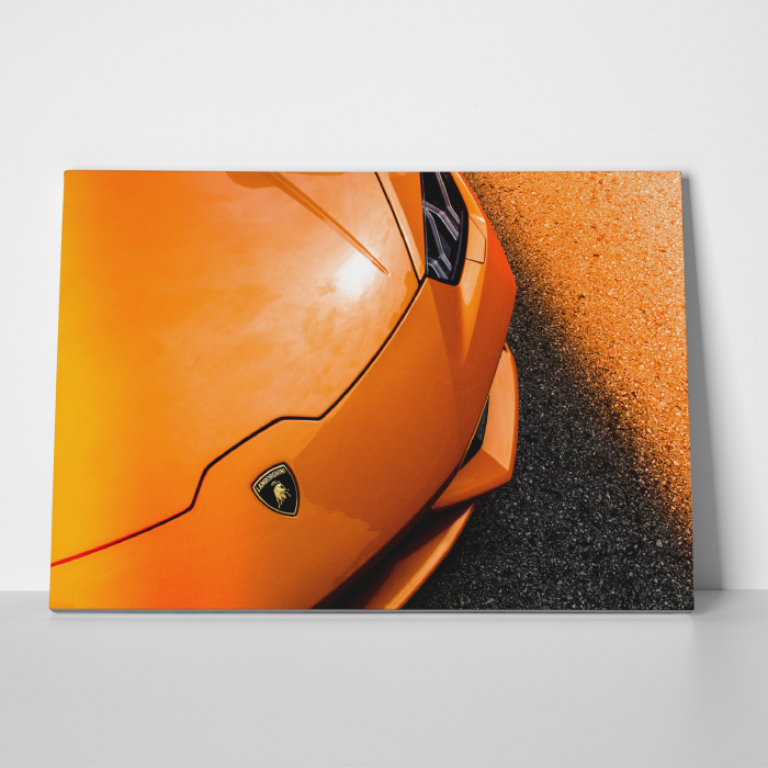 Tablou canvas auto-moto, Orange Lamborghini [3]
