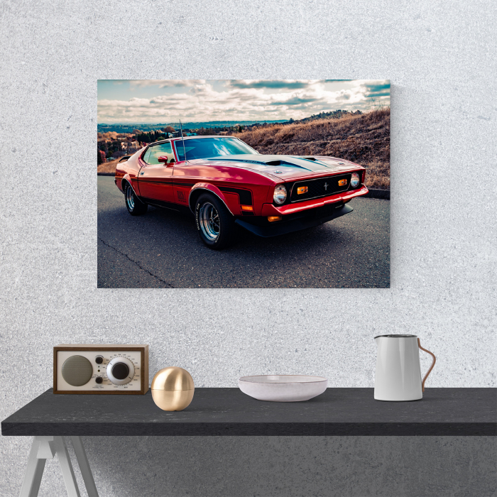 Tablou canvas auto-moto, Red American Muscle [4]
