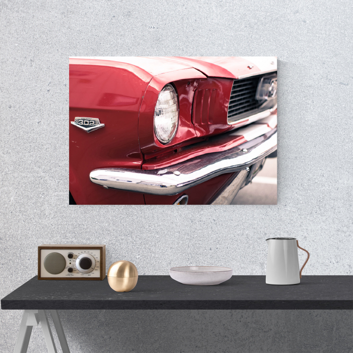 Tablou canvas auto-moto, Red Ford 312 Racing [4]