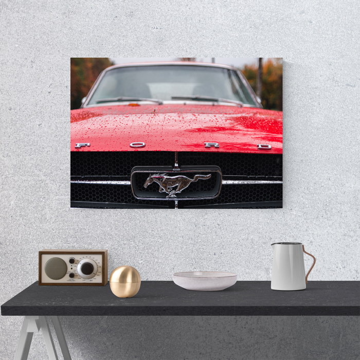 Tablou canvas auto-moto, Red Ford Mustang [4]
