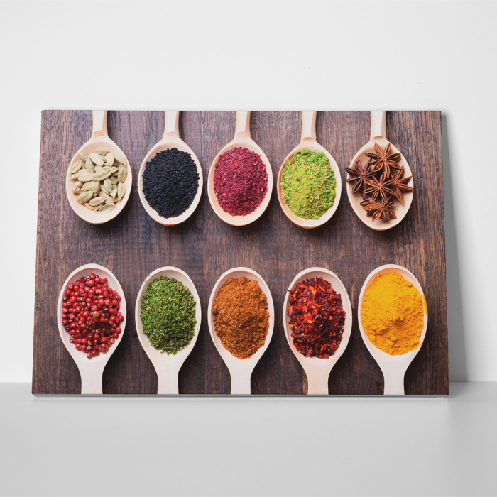 Tablou canvas bucatarie, 10 Spoons of Spices [4]