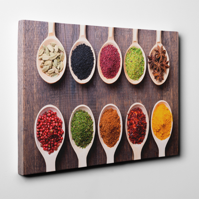 Tablou canvas bucatarie, 10 Spoons of Spices [3]