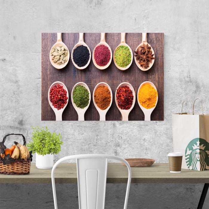 Tablou canvas bucatarie, 10 Spoons of Spices [2]