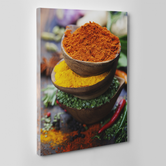 Tablou canvas bucatarie, Bowl Spices [3]