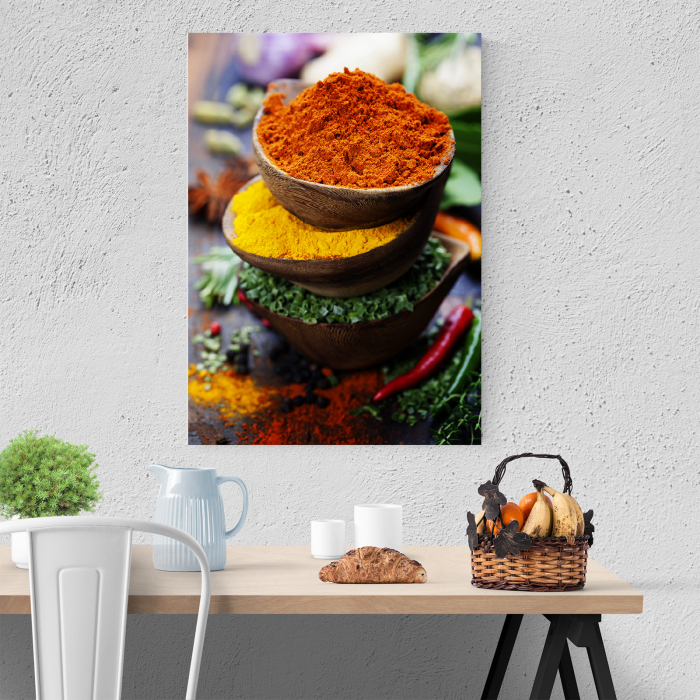 Tablou canvas bucatarie, Bowl Spices [4]