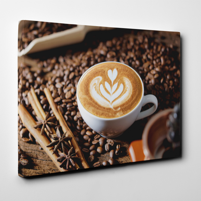 Tablou canvas bucatarie, Cafea cu scortisoara [2]