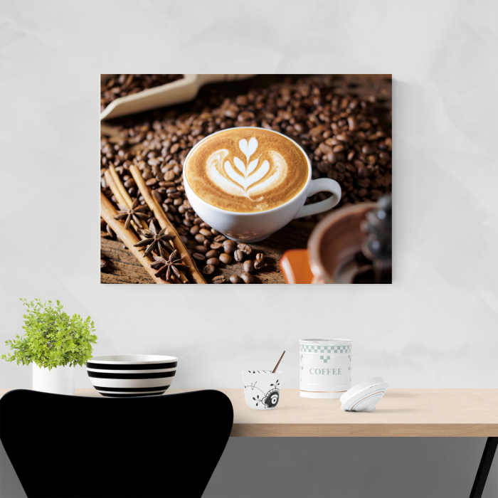 Tablou canvas bucatarie, Cafea cu scortisoara [4]
