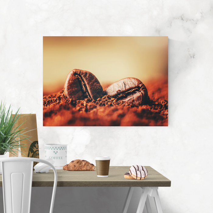 Tablou canvas bucatarie, Cafea macinata [4]