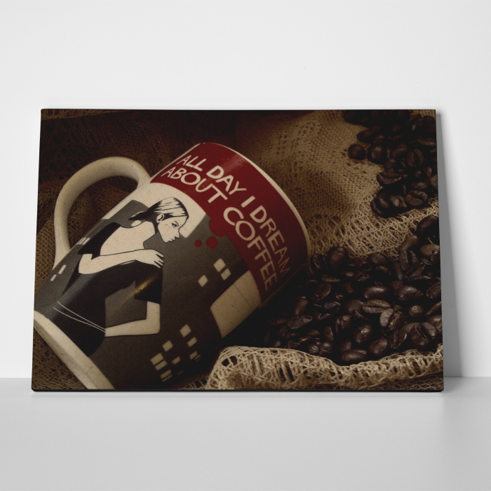 Tablou canvas bucatarie, Cana cafea [4]