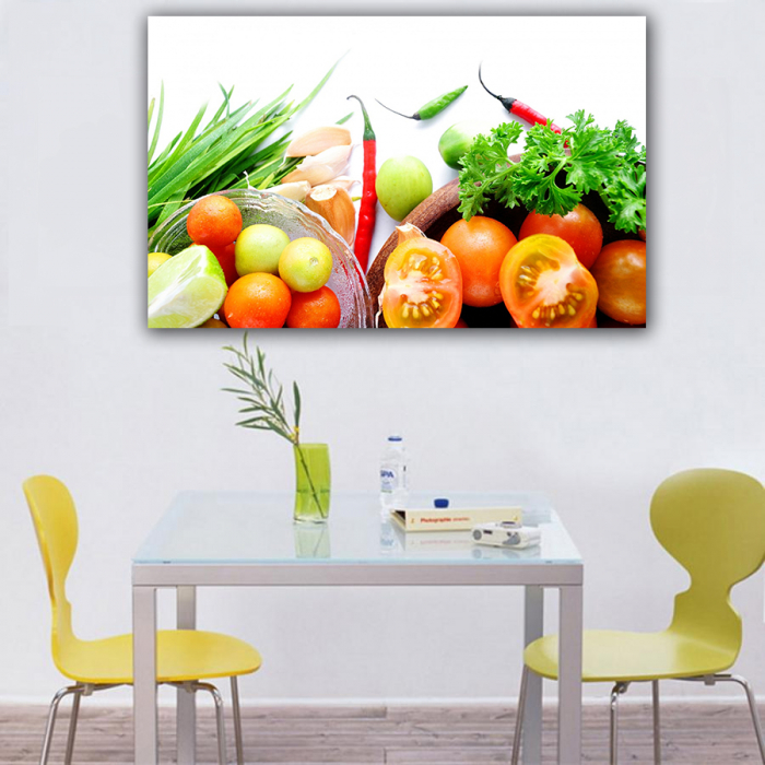 Tablou canvas bucatarie, Fresh Vegetables [3]
