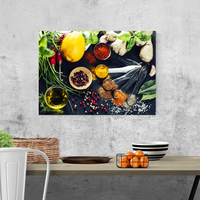 Tablou canvas bucatarie, Herbs and Spices [2]