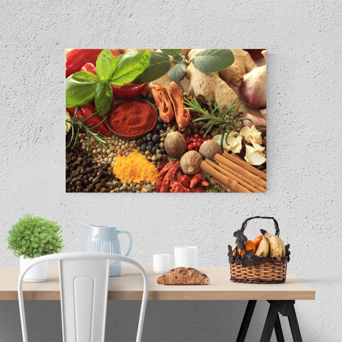Tablou canvas bucatarie, Nuts and Spices [4]