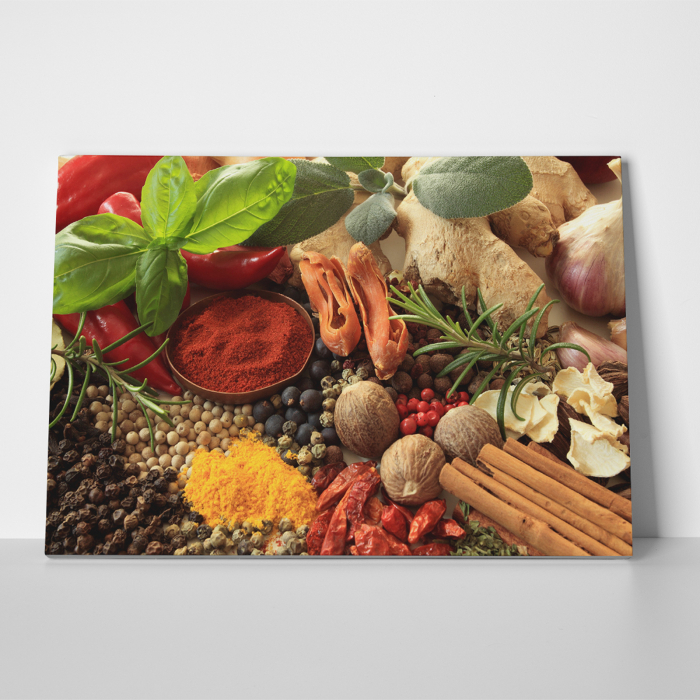 Tablou canvas bucatarie, Nuts and Spices [2]