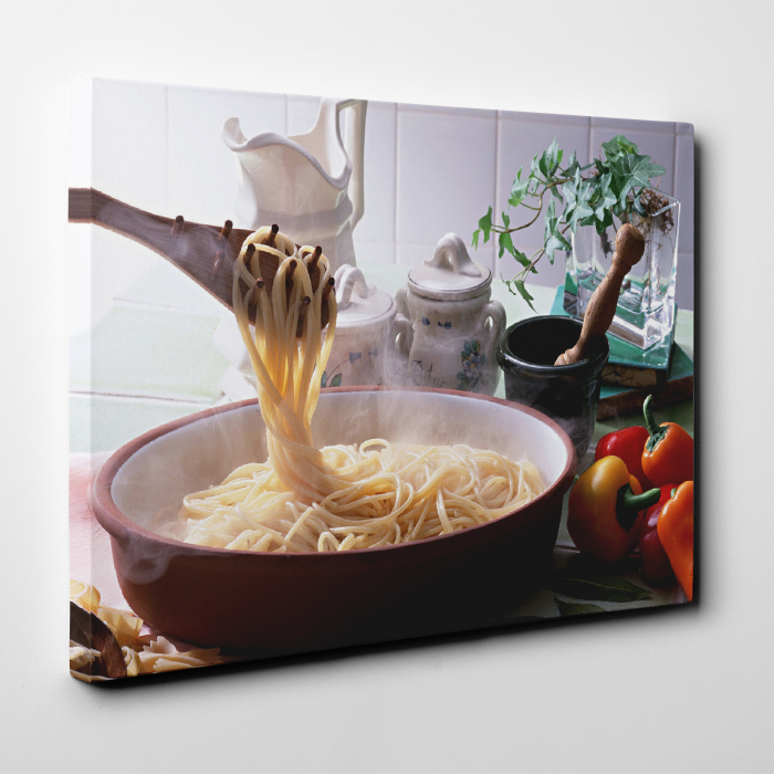 Tablou canvas bucatarie, Pasta Time [4]