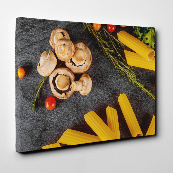 Tablou canvas bucatarie, Paste manicotti cu ciuperci [2]
