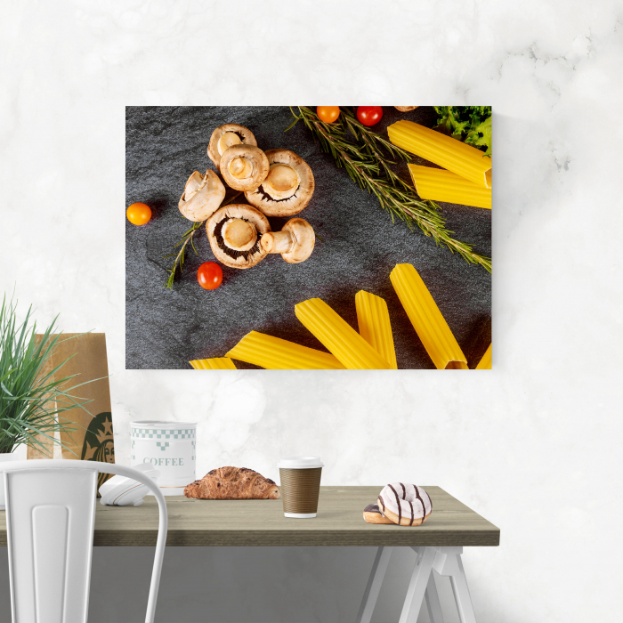 Tablou canvas bucatarie, Paste manicotti cu ciuperci [4]